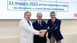 Trapiantato cuore fermo da 20 minuti